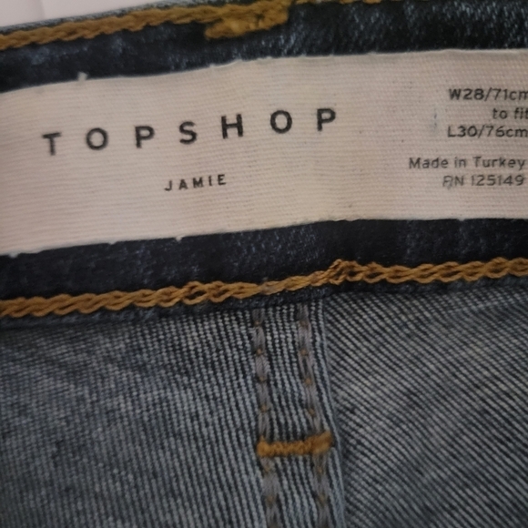 Topshop Jaime high rise jeans see description - Picture 5 of 9